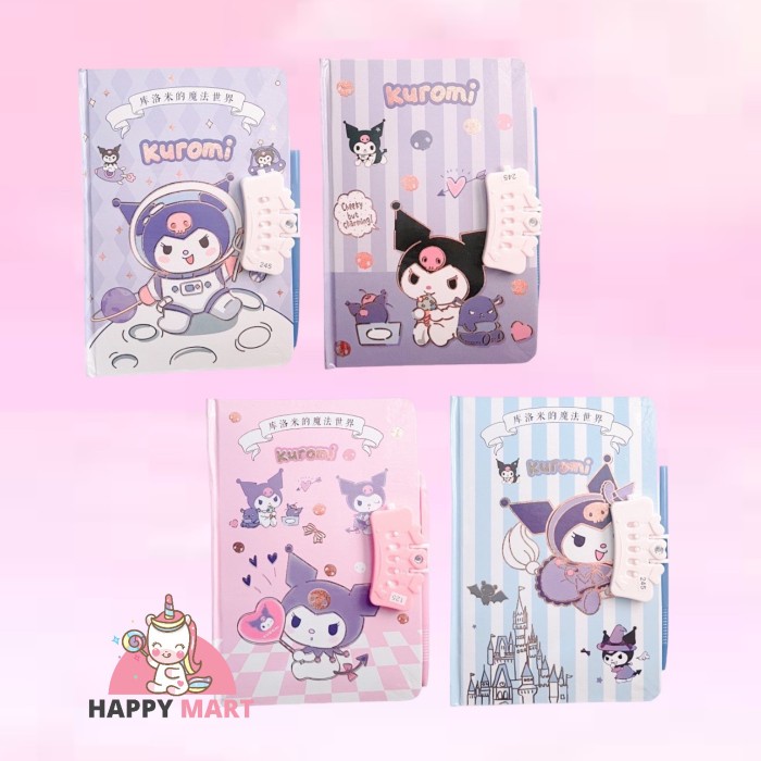 

BUKU DIARY NEW KUROMI + pen - Kuromi astro