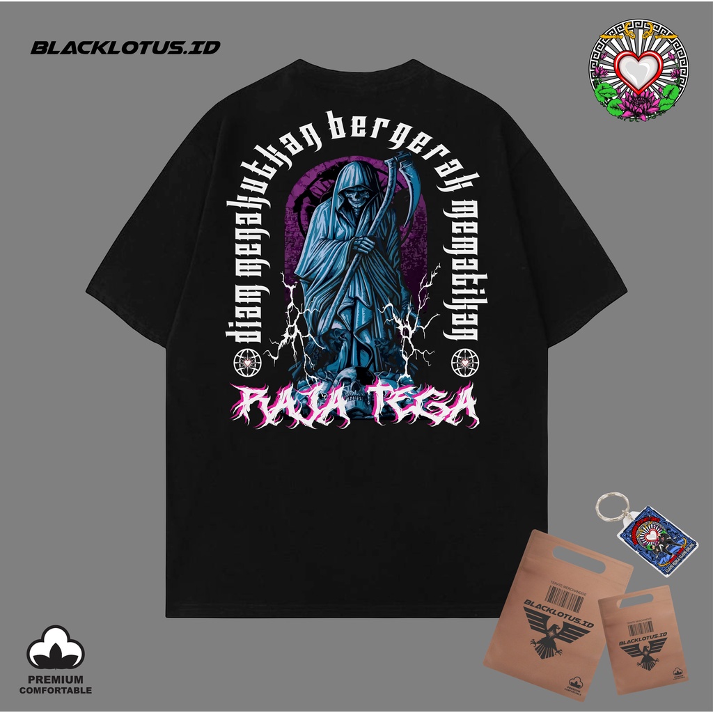 Kaos Terate RAJA TEGA Kaos Setia Hati terate Plastisol Katun Premium Asli Kaos Raja Tega Temu Rose