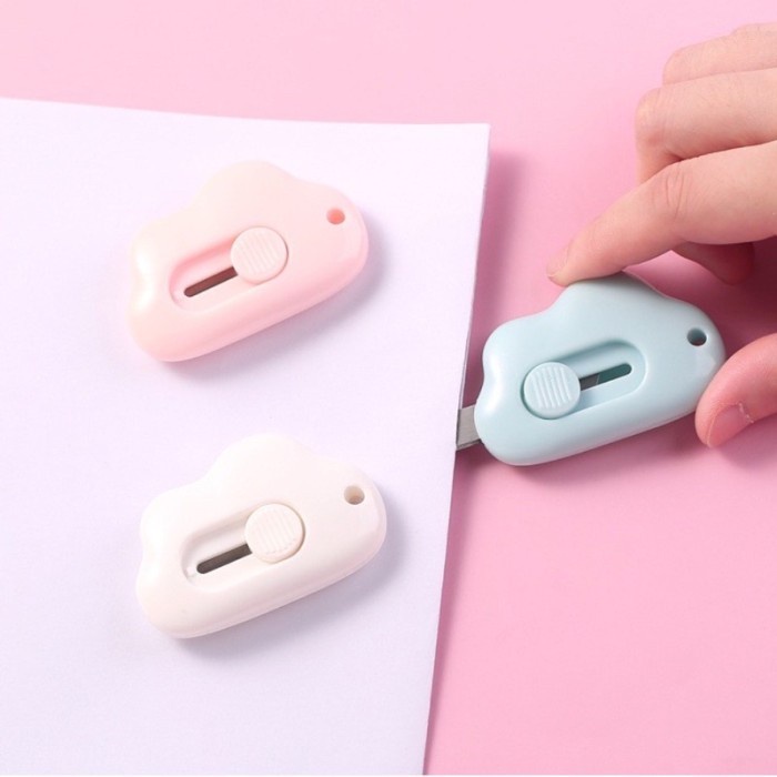 

Cutter Mini Karakter Awan Pisau Pemotong Mini