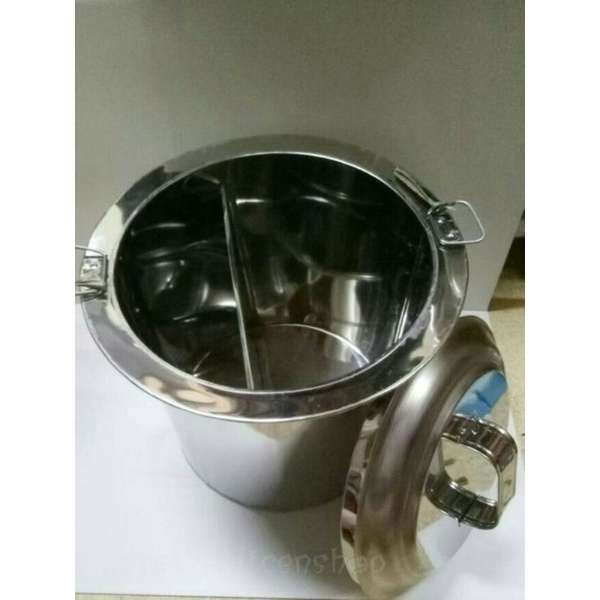 Dandang Mie Ayam Sekat Lepas 35 cm / Panci Dandang / Tong Pangsit Mie Ayam