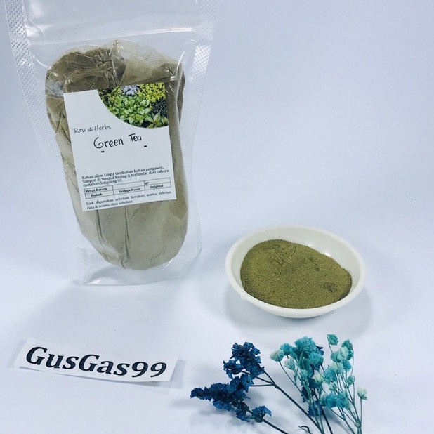 

(100g) Greentea Powder Green Tea Bubuk Daun Teh Hijau Herbal Tradisional MURNI Detox Pelangsing