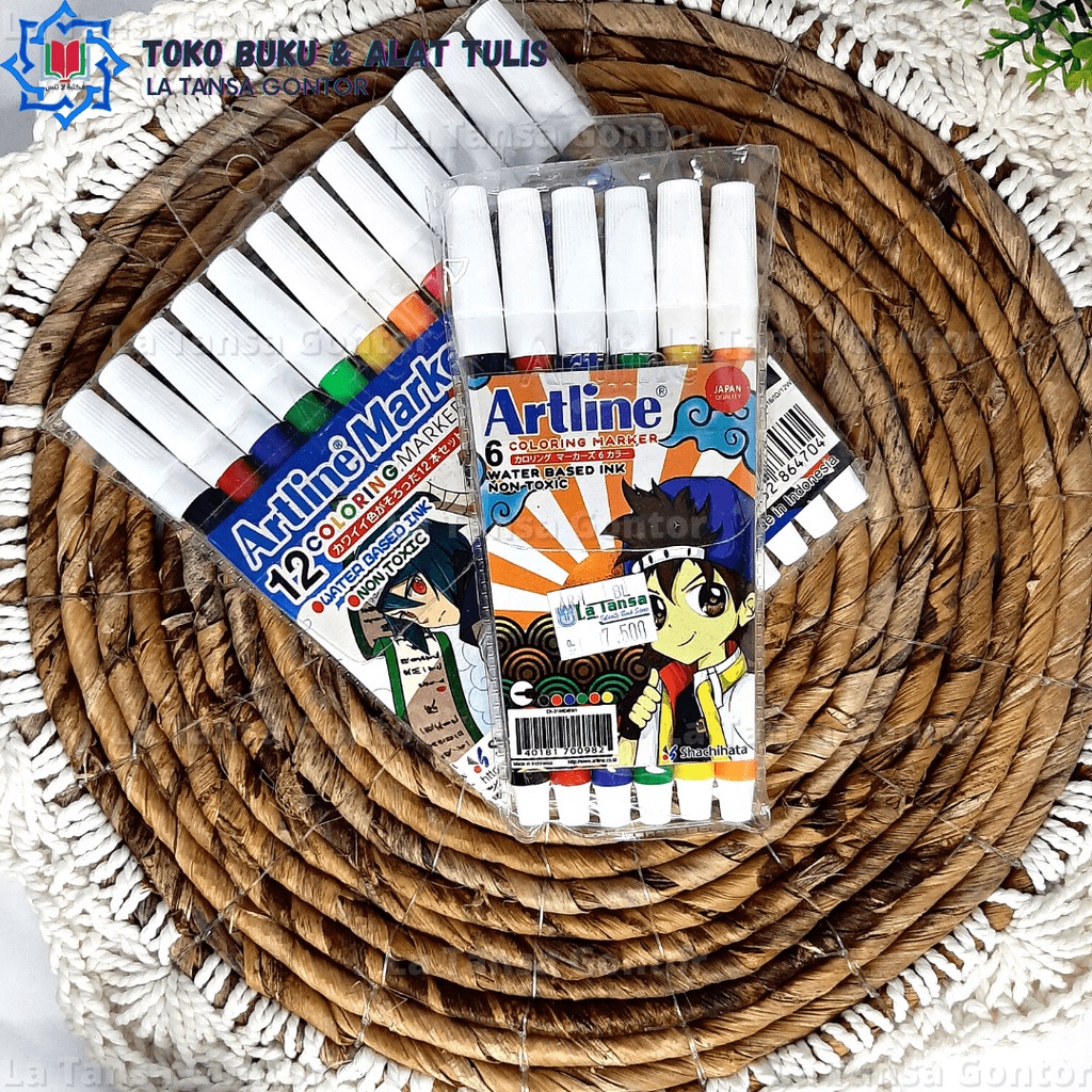 

ARTLINE COLORING MARKER EK-316 6/12 WARNA SET