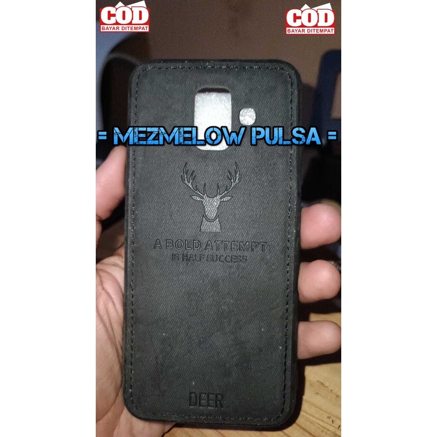 Case Cloth Jeans / Caseng Hard Case Rusa Hard Case Canvas Casing SAMSUNG A6 BIASA