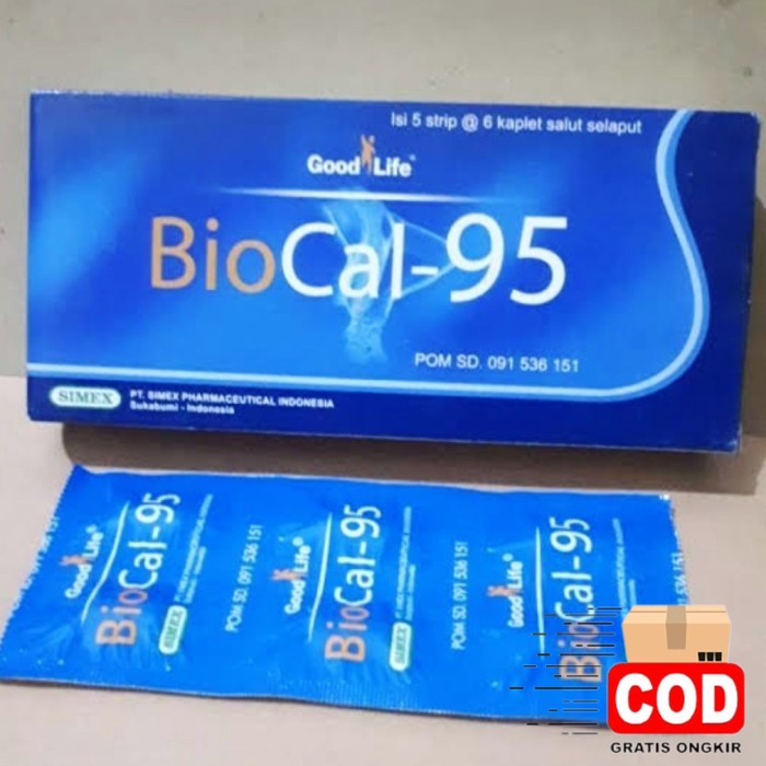 ready BioCal-95 | Bio Cal 95 Strip 6 Kaplet originale