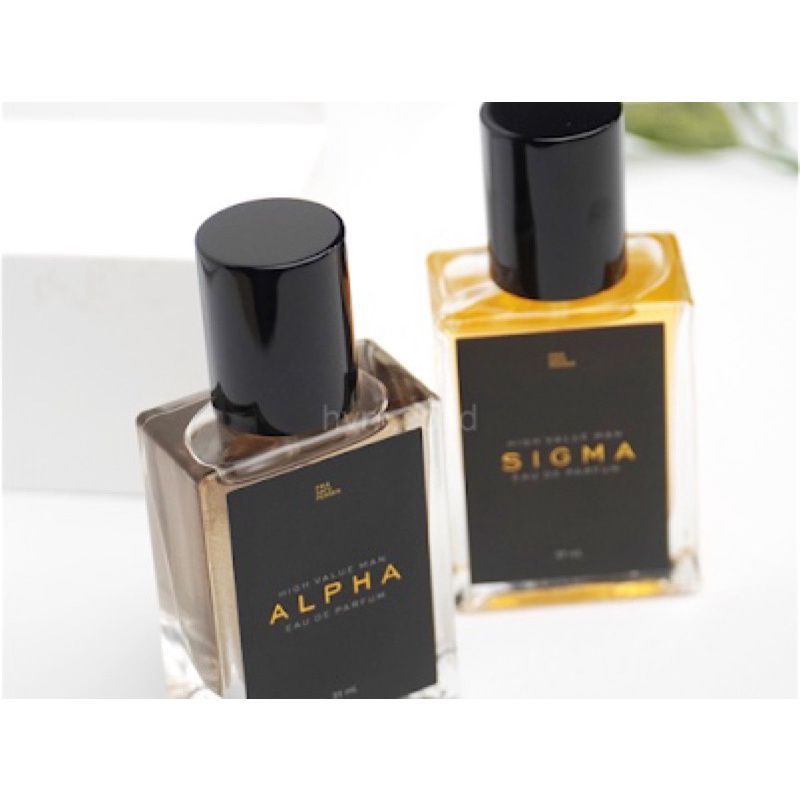 HVM EXCLUSIVE MEN PERFUME ALPHA DAN SIGMA - PARFUM PRIA - PEMIKAT WANITA