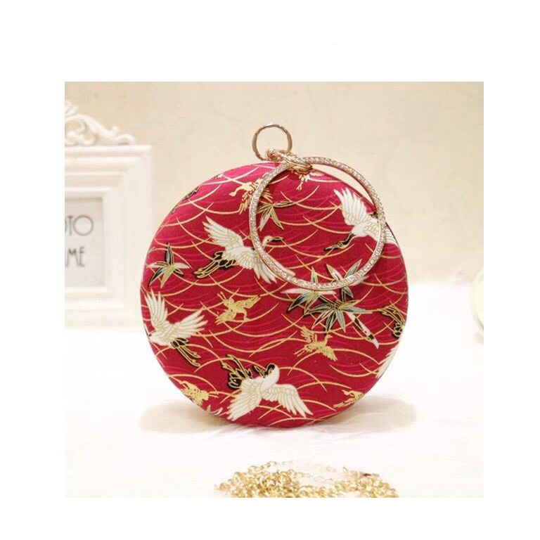 TAS PESTA MERAH IMPORT 13173