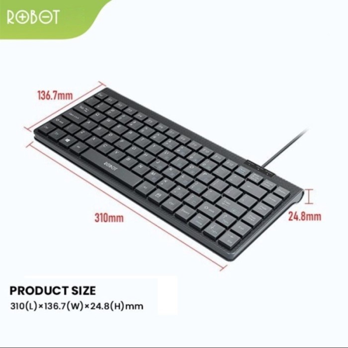Keyboard mini USB Robot RK10,.Keyboard mini USB Robot RK10
