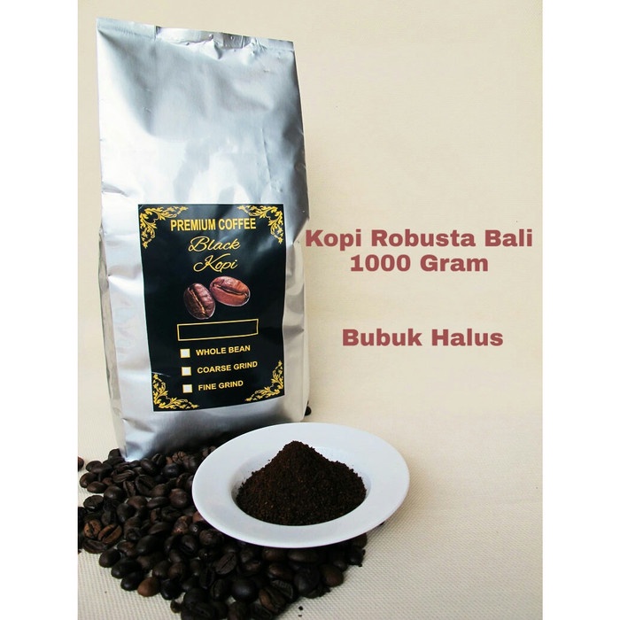 

KOPI BALI 1000 GRAM - KOPI ROBUSTA BALI PEABERRY 1000 GR - BUBUK HALUS