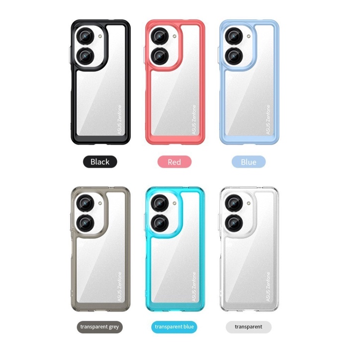 Casing Pelindung Hp ASUS ZENFONE 10 CASE ELECTROPLATING COLORFUL PROTECTIVE Original