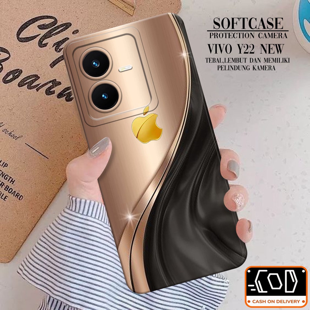 Softcase Silikon Hp Vivo Y22 Terbaru - Trans Case Casing Hp Vivo Y22 Terbaru