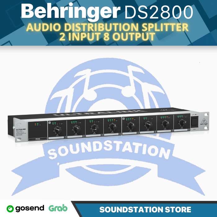 BEHRINGER ULTRALINK DS2800 Audio Distribution Splitter