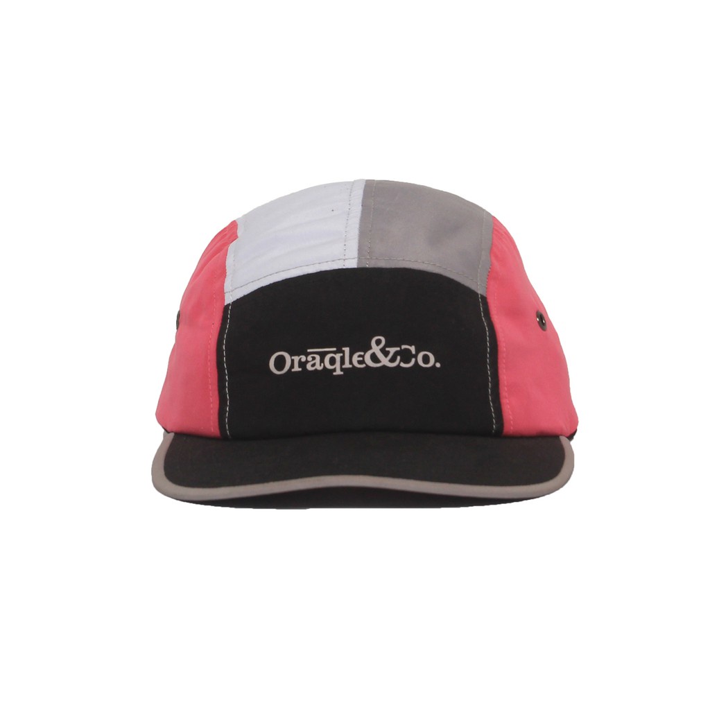 Topi Snapback Pria dan Wanita Oraqle AND CO PANEL PINK