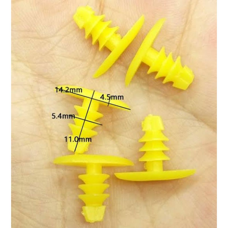 Klip Karet Pintu / Klip T Karet Pintu Universal Merk Lokal