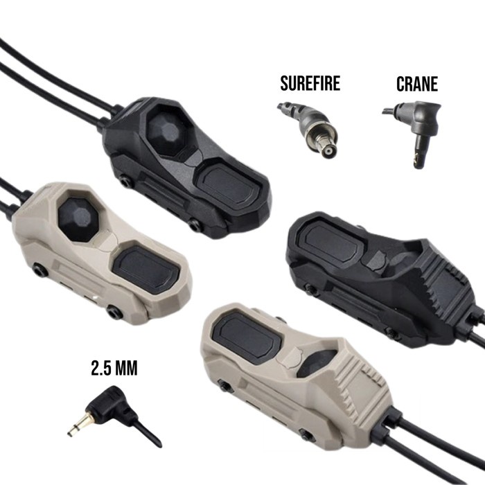Unity Repro AXON Laser Flashlight Illuminator Switch Remote - Double AEG GBBR PCP