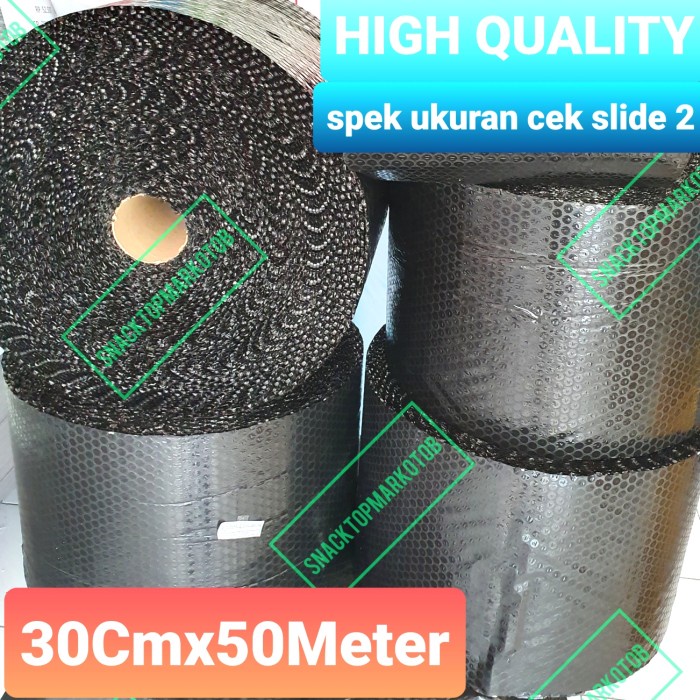 

Bubble wrap hitam 30CM x 50M bagus tebal bubblewrap
