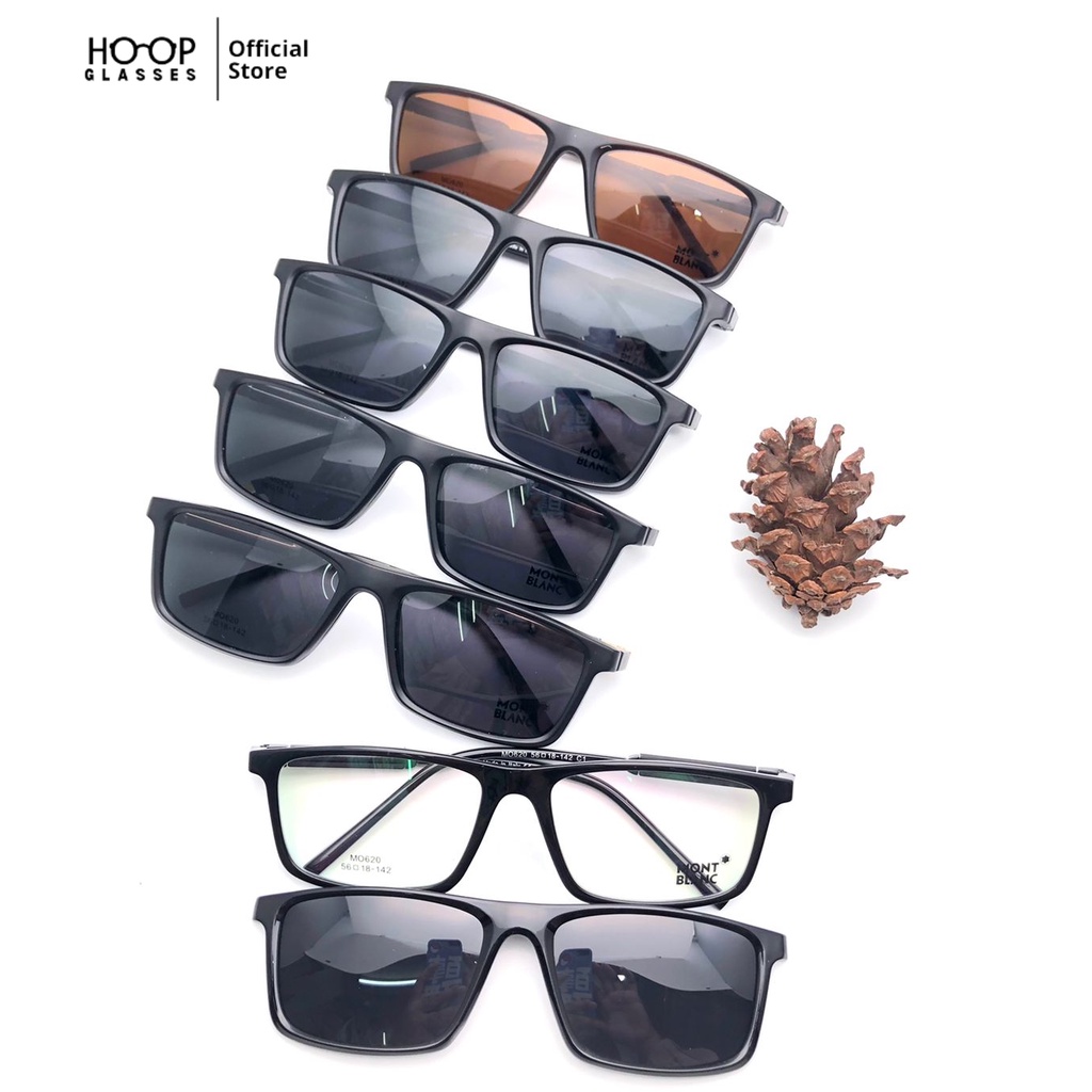 FRAME KACAMATA MONT BLANC CLIP ON SPORTY PHOTOCROMIC |  CLIPON 0620