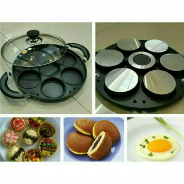 cetakan kue lumpur 7 lubang