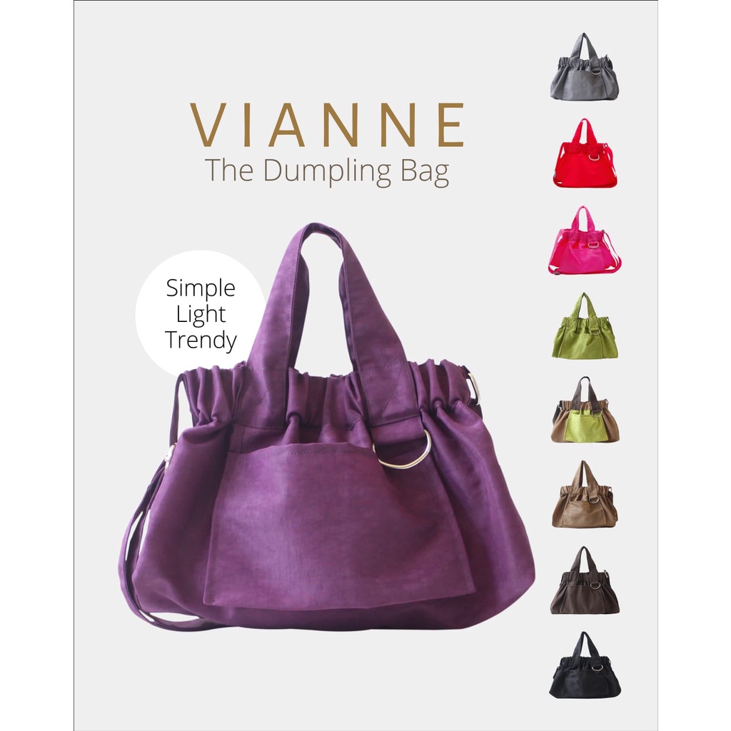Vianne Dumpling Bag Tas Santai Selempang Wanita