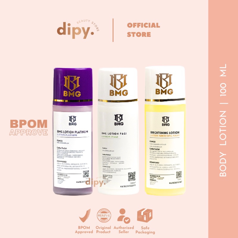 【BPOM】BMG - Paket Body Lotion Anggur Kuning Ungu Platinum HB Hand Body Serum Essence Siang Sore Malam Pemutih Badan Sunscreen SPF Anti UV Mencerahkan Melembabkan Meratakan Warna Kulit Tubuh Menghilangkan Bekas Luka Viral Original Official