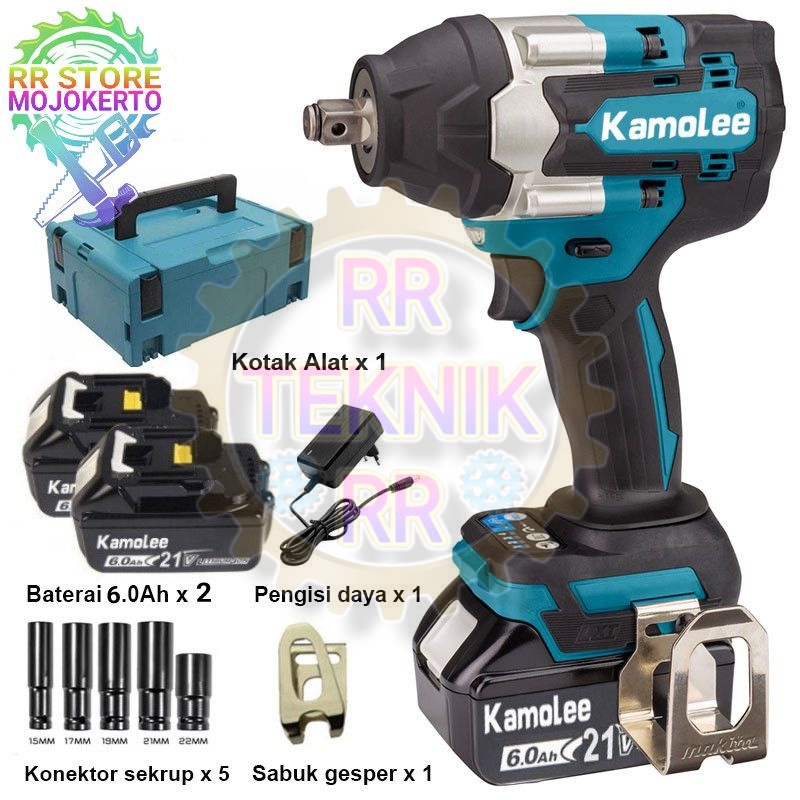 DTW700 1800Nm TERBARU KAMOLEE IMPACT WRENCH 18v / 21v