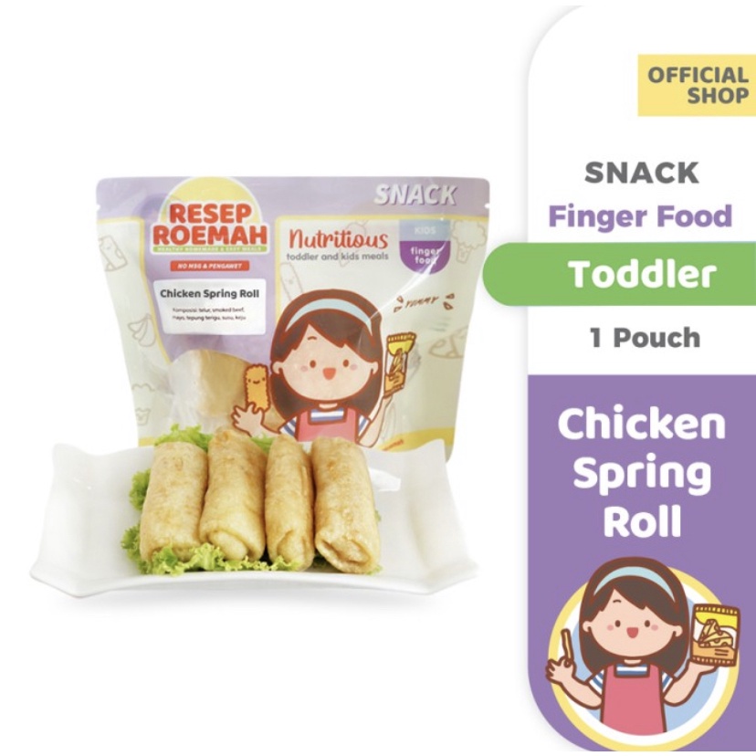 

Resep Roemah Chicken Spring Roll / Frozen Food Balita Homemade / No MSG