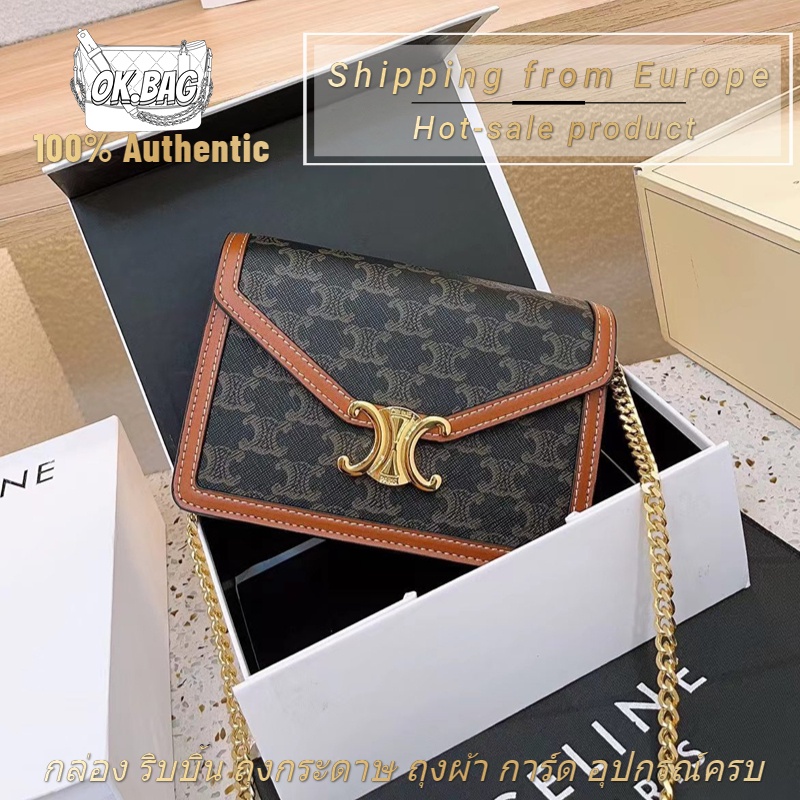 CELINE Wallet On Chain Triomphe bag