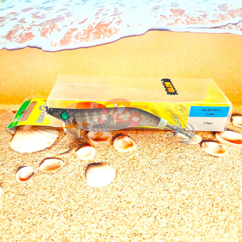 R 2.2 ABU TENTARA GLOW Yamashita EGI Sutte 66mm 6.5gr umpan cumi ORIGINAL