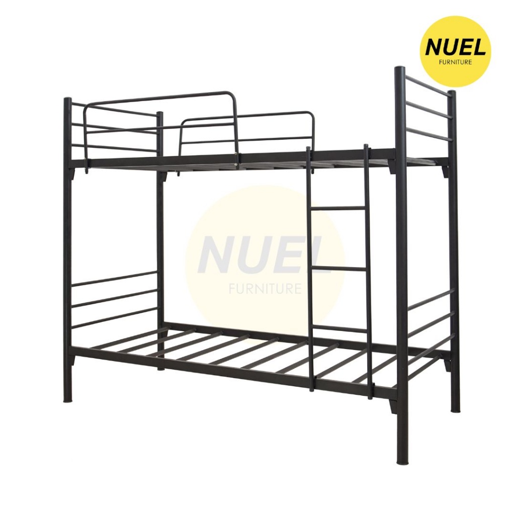 Ranjang Susun Besi Tempat Tidur Bunk Bed Tingkat Dipan (Tanpa Kasur) | Dipan Tingkat 2 Susun