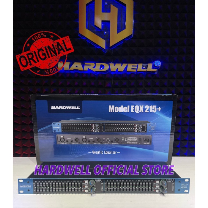 Equalizer Hardwell EQX 215+ Original Equalizer With Subwoofer Output