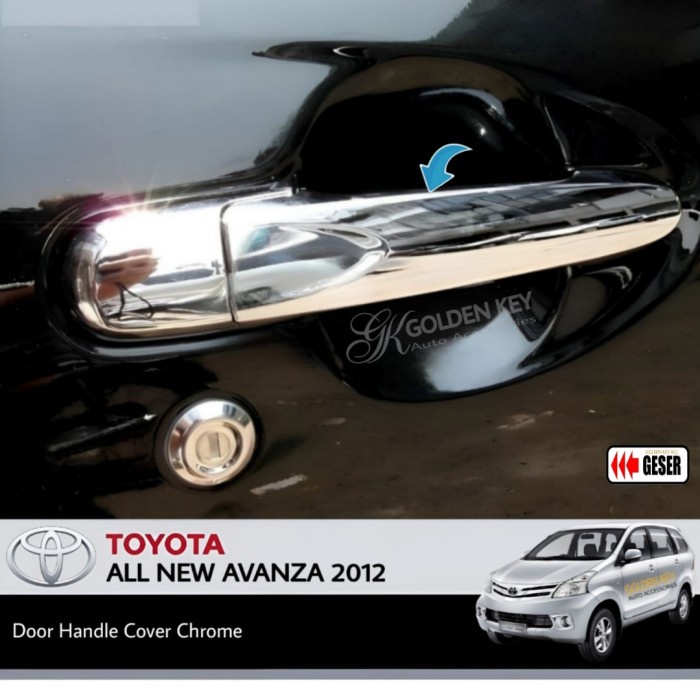 Toyota All New Avanza Veloz 2012 Cover Handle Chrome JSL SP2