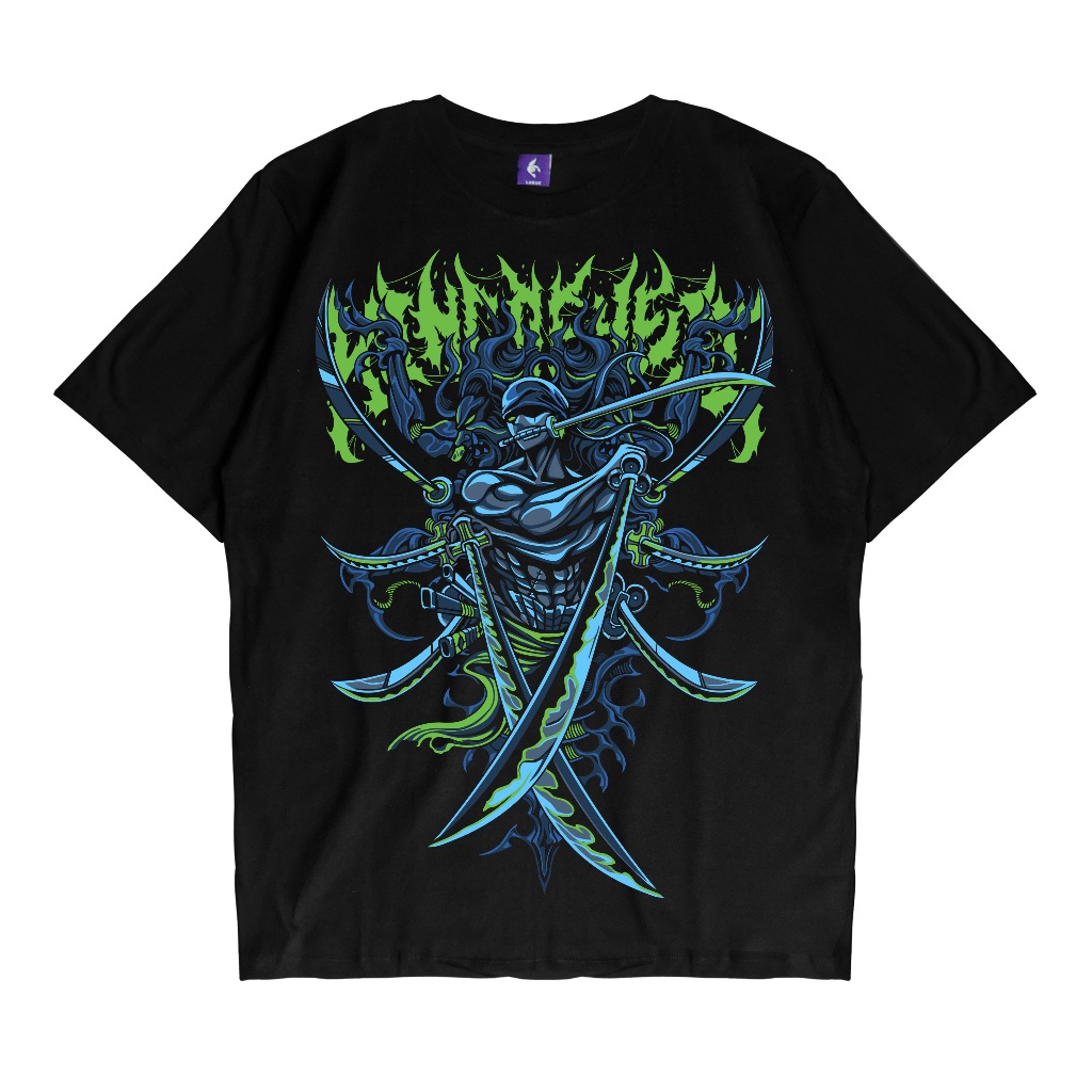 KAOS ANIME AONE PIECE DSITRO COWOK CEWEK WIBU LENGAN PENDEK