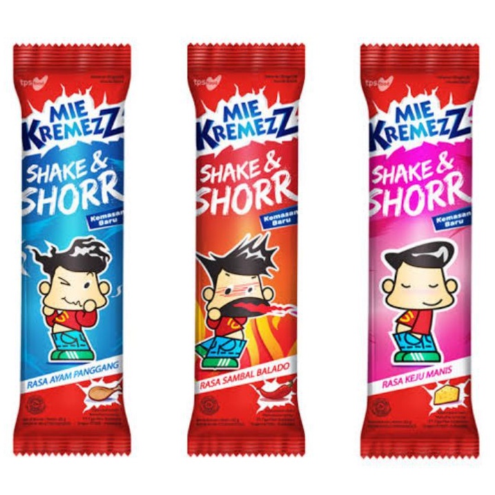 

MIE KREMEZZ SHORR SHAKE 16gr VARIAN BALADO KEJU MANIS SAMBAL KREMEZ AYAM PANGGANG MI KREMES SHOR KOCOK CEMILAN ANAK GROSIR MURAH MAKANAN RINGAN GROSIR MURAH BANDUNG INSTANT GOSEND BINGKISAN 16 gram