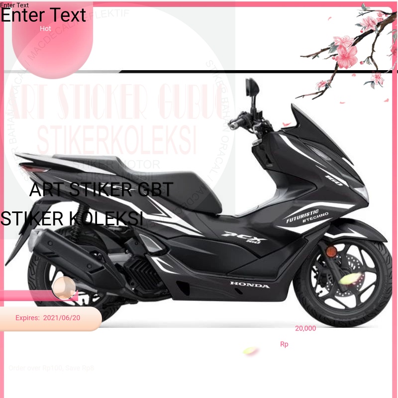 stiker bodi pcx 160 striping bodi pcx 160 2022 Lis bodi pcx Toko stiker koleksi