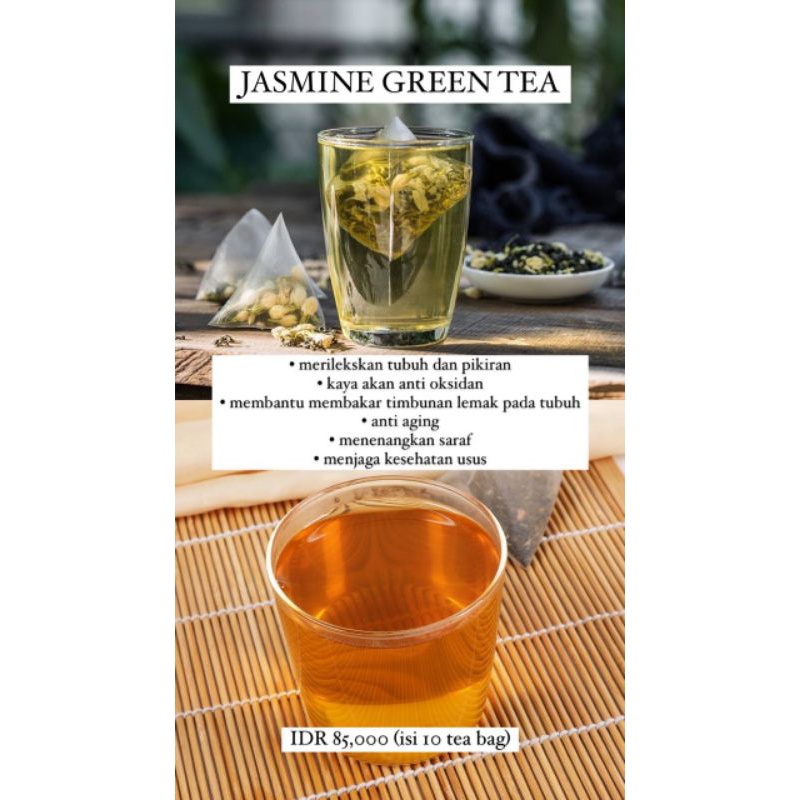 

COD CHENG WOH JASMINE GREEN TEA (10 TEA BAGS)