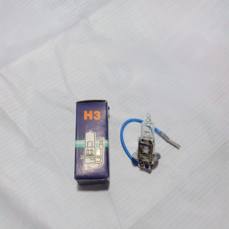 Bohlam Dop Lampu Depan H3 Original 12V 55W Halogen DianMotor