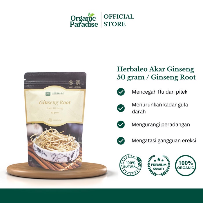 

Herbaleo Akar Ginseng 50 gram / Ginseng Root