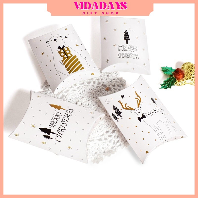 

VIDADAYS Christmas Pillow Box /Kotak Kado Natal Merry Christmas Gift Box