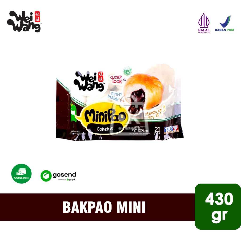 

Mini Pao Wei Wang Cokelat isi 21 (430 gr) KHUSUS INSTANT