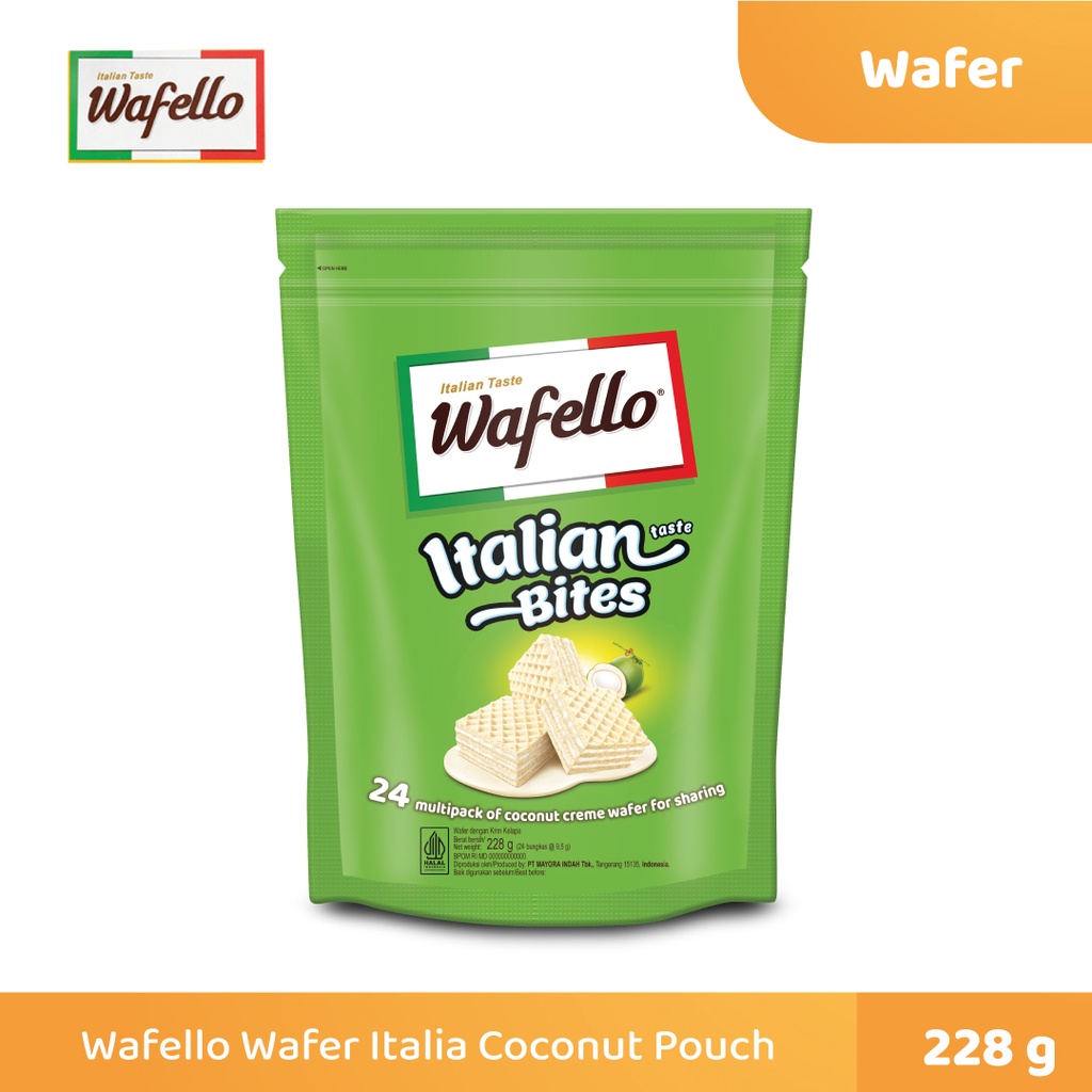 

Wafello Wafer Italia Coconut Pouch Festive