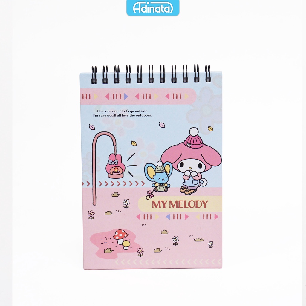 

My Melody A6 Memo Spiral Notebook 2313-4333 - Adinata / Buku Catatan / Memo
