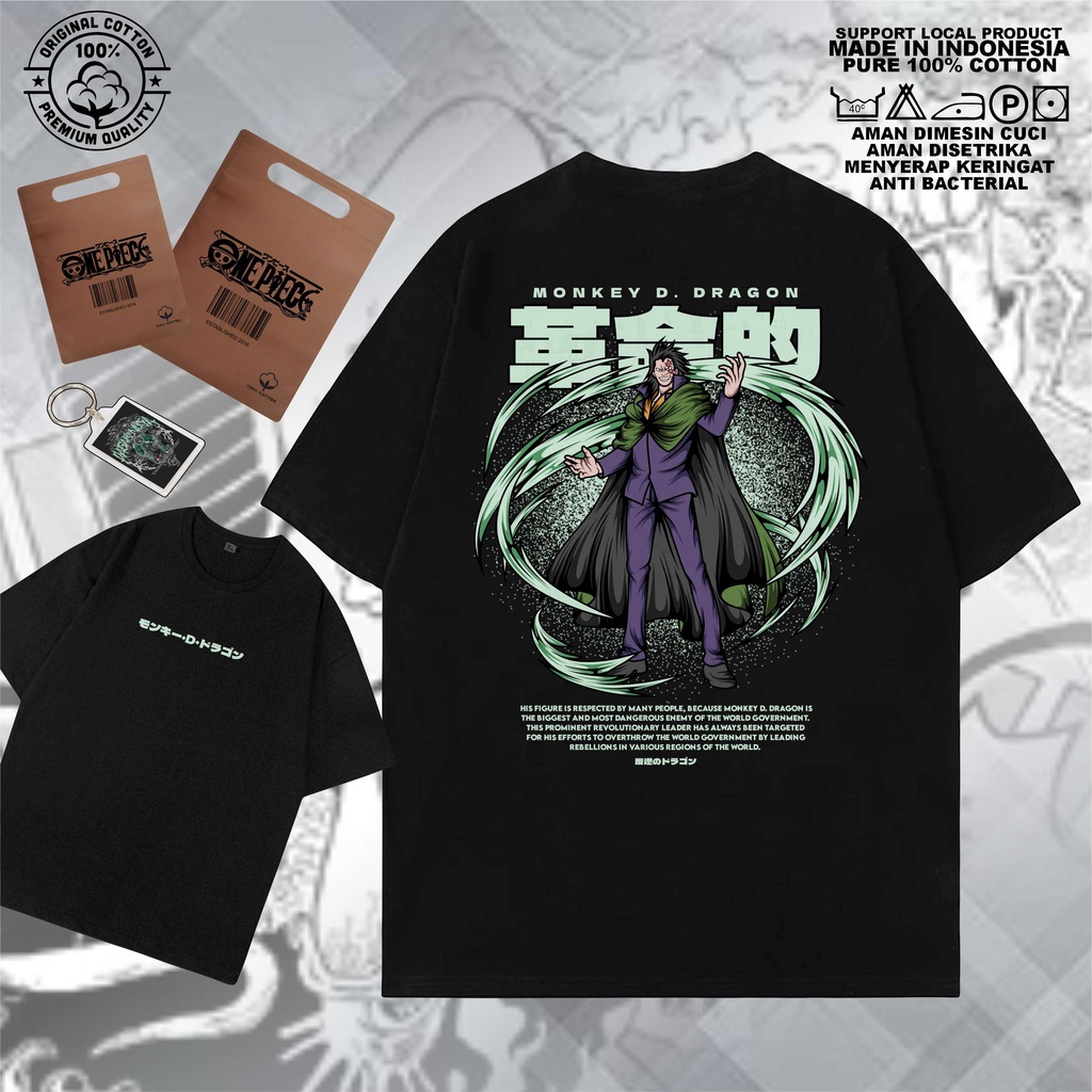 Kaos   One Piece MONKEY-D-DRAGON Kaos Luffy Gear Five Karakter One Piece Luffy