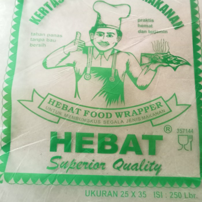 

Kertas nasi persegi panjang Coklat 250 Pcs - 30x40 Merah