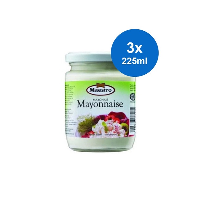 

Maestro Mayonnaise Botol 225 mL x 3