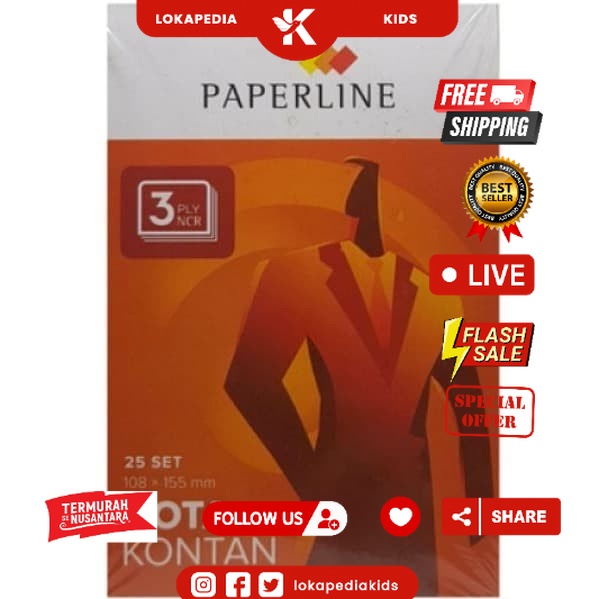 

BUKU NOTA KONTAN KECIL 3 PLY PAPERLINE