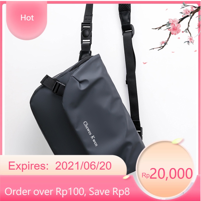 Bahu Pria Multifungi Sling Bag Fashion Pria Casual Slempang Kasual Model Simpel Untuk Sehari hari Ha