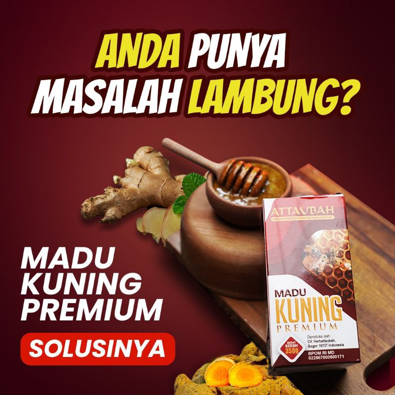 

COD Madu Kuning Premium at-taubah 350gr HERBA AS SUNNAH HALAL