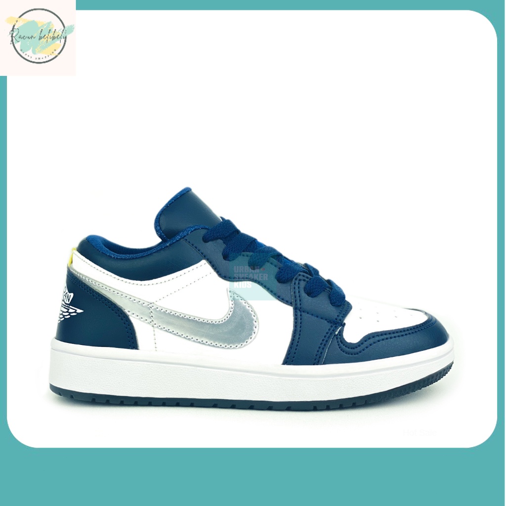 Sepatu Anak Cowok Kekinian 2023 / SEPATU SNEAKERS ANAK MIDNIGHT NAVY LOW MODEL USIA 3-10 TAHUN UNISE