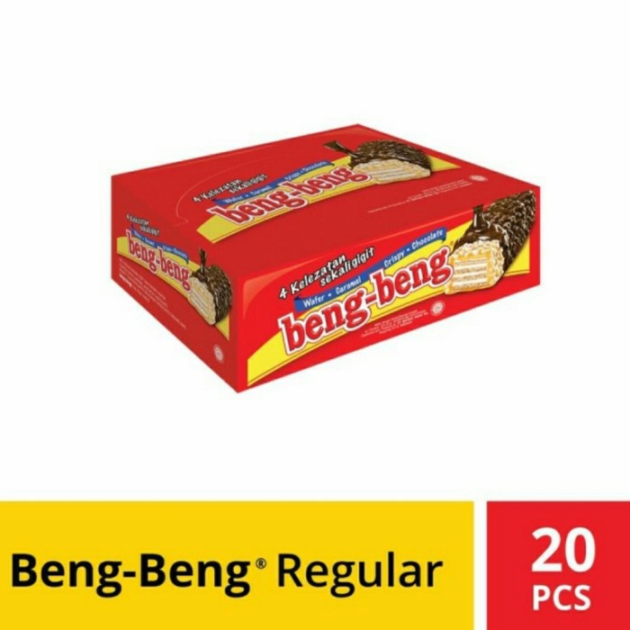 

bengbeng wafer chocolate 1 box isi 20
