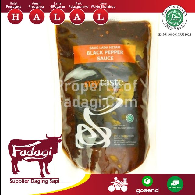 

MY TASTE Saus Black Paper (500 gr)