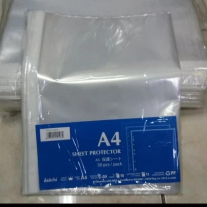 

PLASTIK POCKET DAICHI A4 50 SHEET